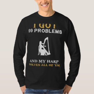 Harmonize with Humour: 99 Problems Harmonica Enthu T-Shirt
