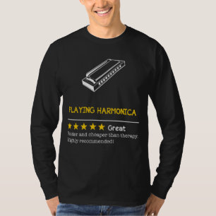 Harmonize with Humour: Harmonica - Cheaper, Faster T-Shirt