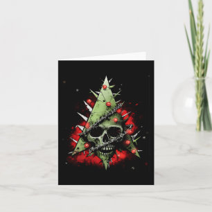 Harmonizing Contrasts Christmas Tree Meets Punk-Ro Card