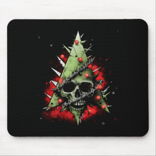 Harmonizing Contrasts Christmas Tree Meets Punk-ro Mouse Pad