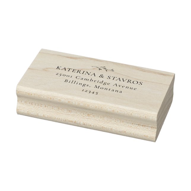 HARMONY Branch Return Address Rubber Stamp (Stamp)