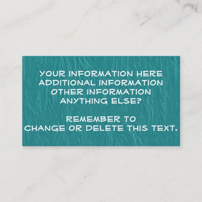 Harmony Custom Business Cards (Front)