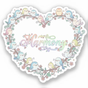 Harmony Cute Chibi Birds