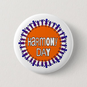 Harmony day, Australia 2 Inch Round Button