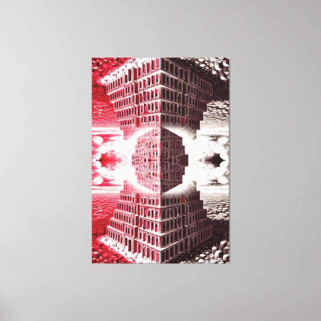 Harmony & Discord: Tower of Babel Canvas Print (Front)