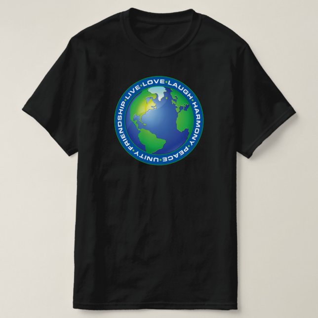 Harmony Earth T-Shirt (Design Front)