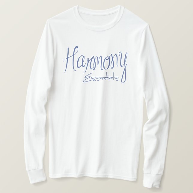 Harmony Essentials Unisex Tee (blue) (Design Front)