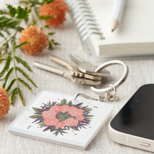 harmony flower keychain (Front Right)