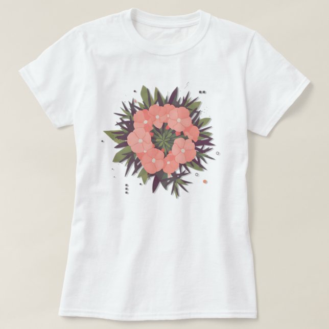harmony flower T-Shirt (Design Front)