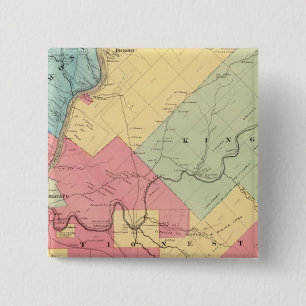 Harmony, Hickory, Kingsley, Tionesta townships 2 Inch Square Button