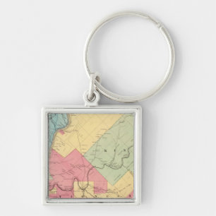 Harmony, Hickory, Kingsley, Tionesta townships Keychain