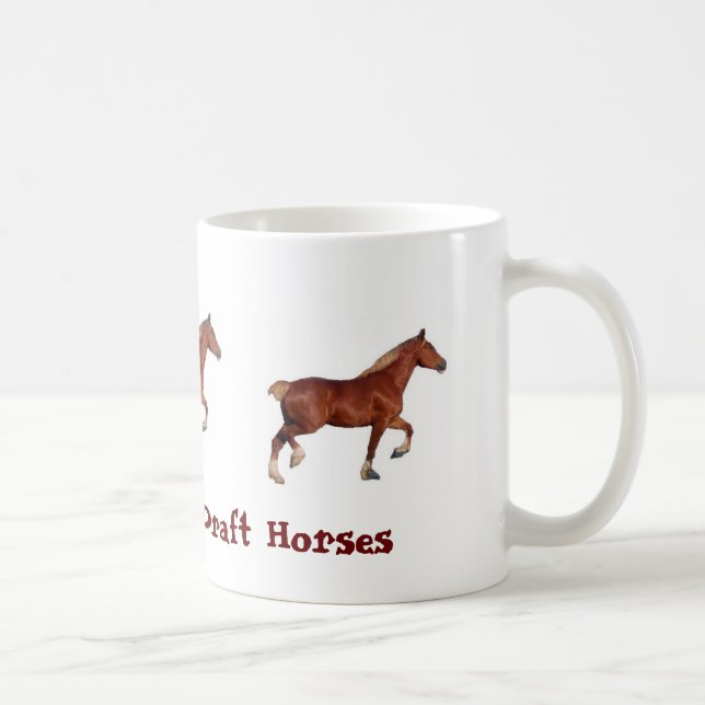 Harmony Hill Draught   Horses Mug (Right)