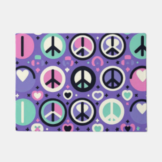 Harmony Hues A Peaceful Pattern Doormat