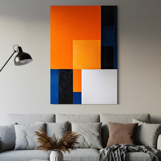 Harmony in Blocks Canvas Print (Creator Uploaded)