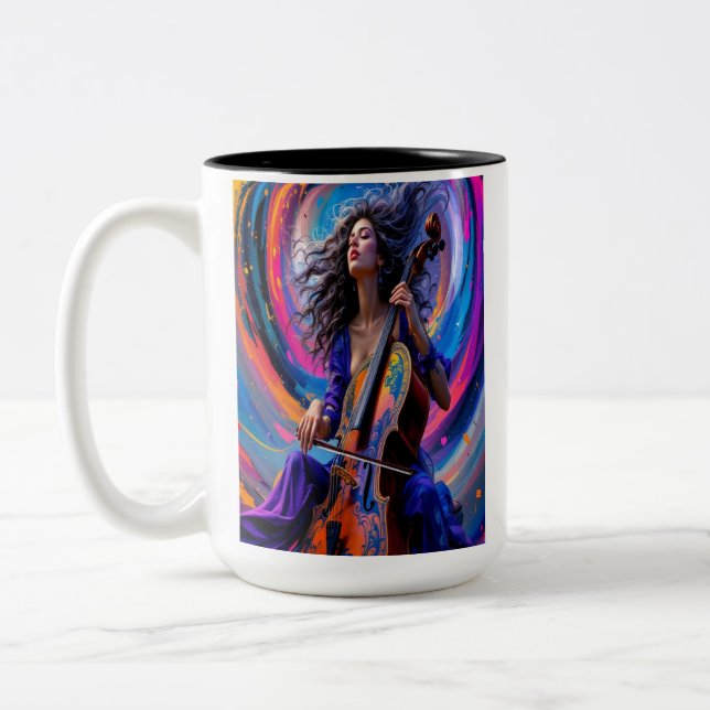 Harmony in Colour Two-Tone Coffee Mug (Left)