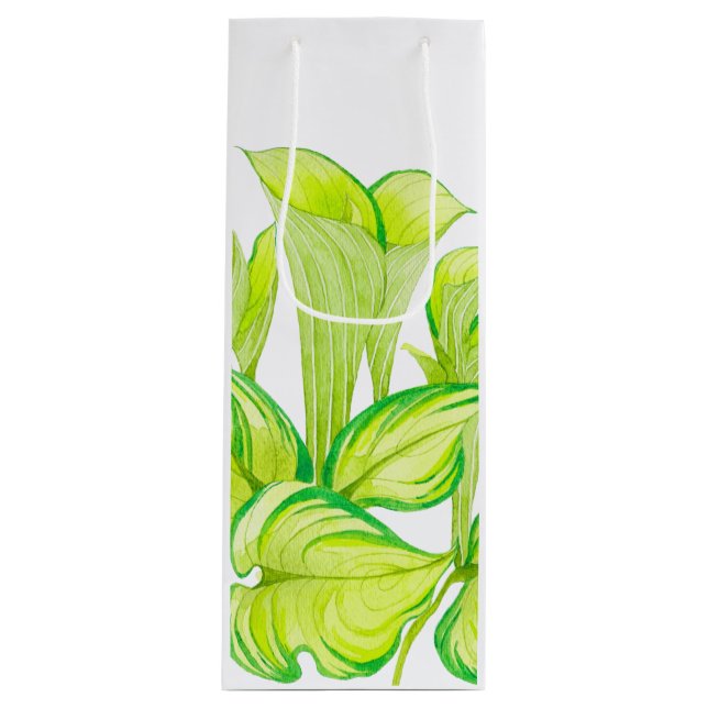 'Harmony in Green' on a Gift Bag  (Front)