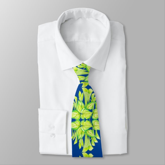 'Harmony in Green' on a Tie (Tied)