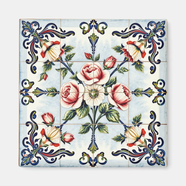 harmony in roses magnet (Front)