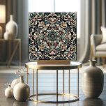 Harmony in Symmetry: A Geometric Masterpiece Tile<br><div class="desc">"Harmony in Symmetry" is an exquisite geometric pattern design that epitomizes the beauty of symmetry. This masterpiece is a mesmerizing array of shapes, meticulously arranged to create a harmonious and balanced composition. The use of rich, vibrant colors adds depth and emotion, inviting viewers into a soulful exploration of geometric art....</div>