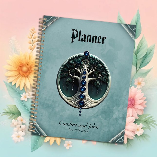 Harmony in teal, Mystical Tree of Life. Planner (Creator Uploaded)