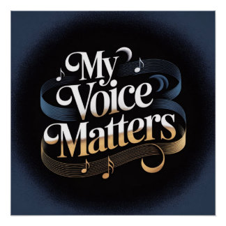 Harmony of Courage: My Voice Matters Poster