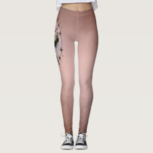 Harmony of Movement The ballerina in the starlight Leggings