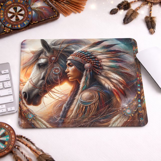Harmony of Spirit and Steed Mouse Pad (Creator Uploaded)