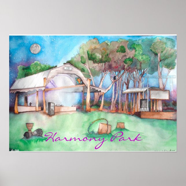 Harmony Park @ Night Poster (Front)