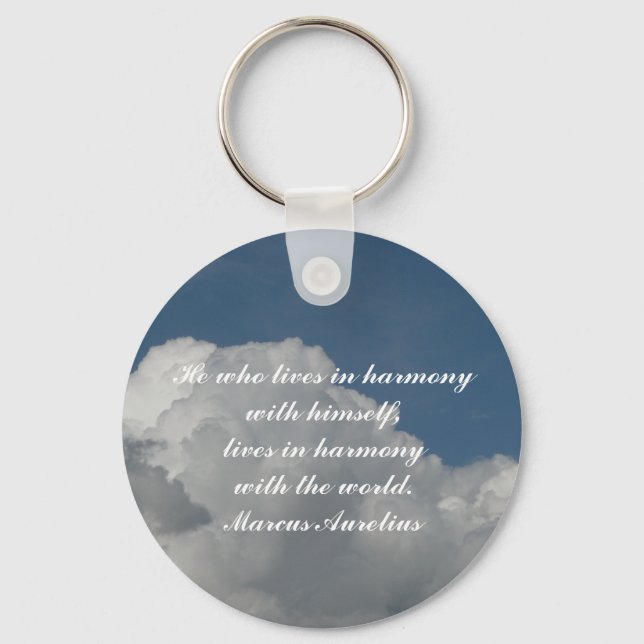 Harmony...Quote. Keychain (Front)