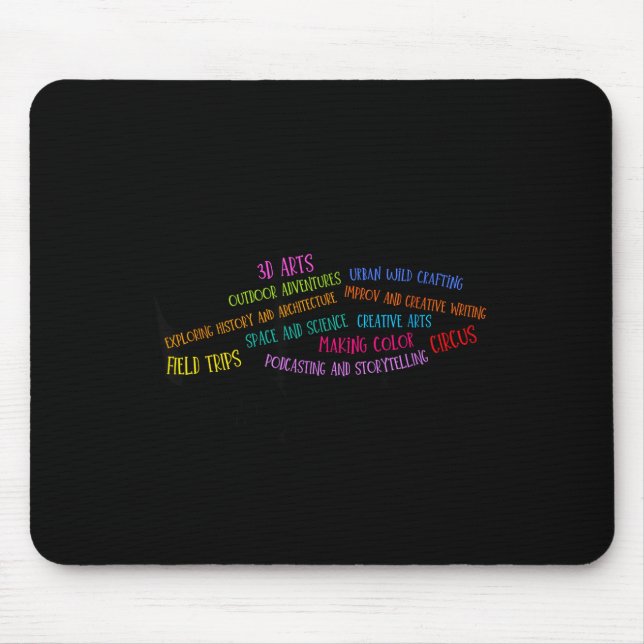 Harmony school camp rhino 2026  mouse pad (Front)