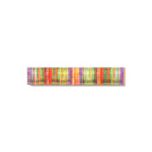 Harmony Stripes Abstract Modern Art Wrapped Canvas