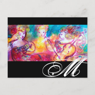 HARMONY TRIO SPRING CONCERT MONOGRAM POSTCARD