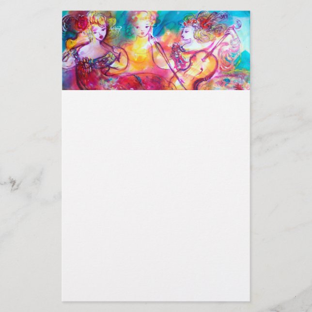 HARMONY TRIO SPRING CONCERT STATIONERY (Front)