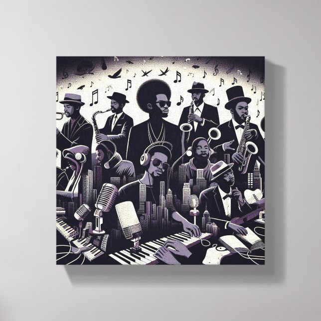 "Harmony Unveiled" Wall Canvas (Front)