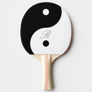 Harmony Yin Yang Monogram Ping Pong Bat Ping Pong Paddle
