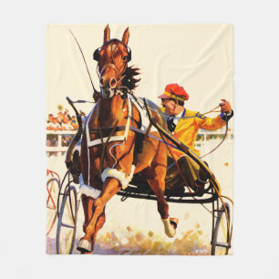 Harness Race Fleece Blanket