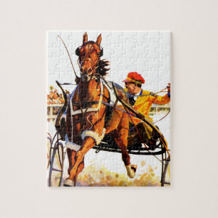 Harness Race Jigsaw Puzzle