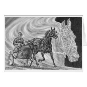 Harness Race Standarbred Horses Art by Kelli Swan