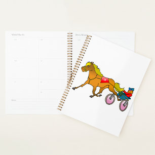 Harness Racing Cheval et conducteur