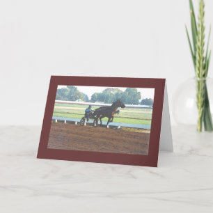 Harness Racing Greeting Card
