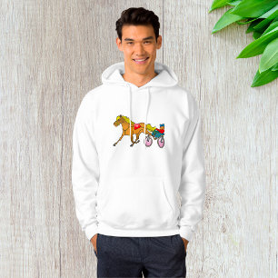 Harness Racing Horse and Driver Hoodie