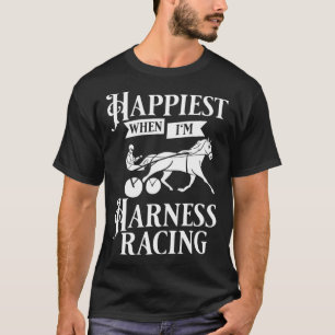 Harness Racing Horse Race Track Racer Trotting Hor T-Shirt