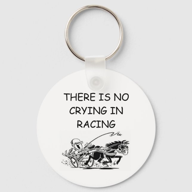 HARNESS racing joke Keychain (Front)