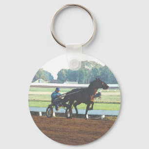 Harness racing keychain