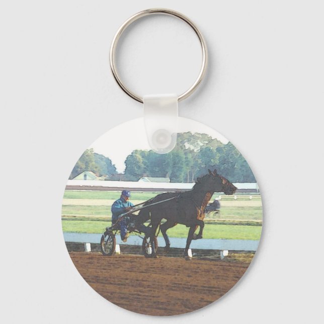 Harness racing keychain (Front)