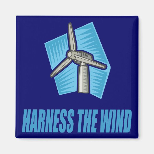 Harness the Wind Magnet (Front)