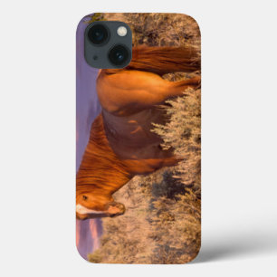 Harney County Wild horse stands alert iPhone 13 Case