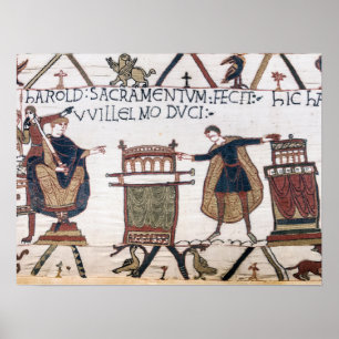 Harold swearing oath on holy relics poster