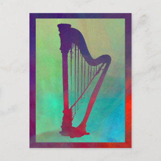 Harp 5 postcard