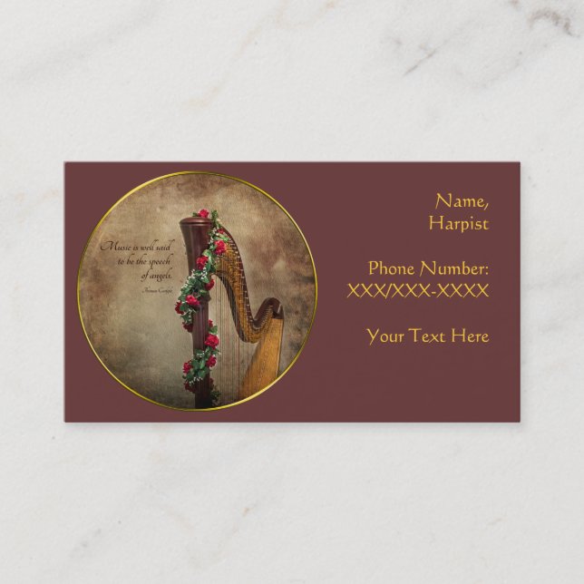 Harp Business Card (Front)